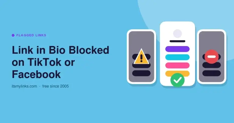Two blocked phones flanking a clean phone with a check
